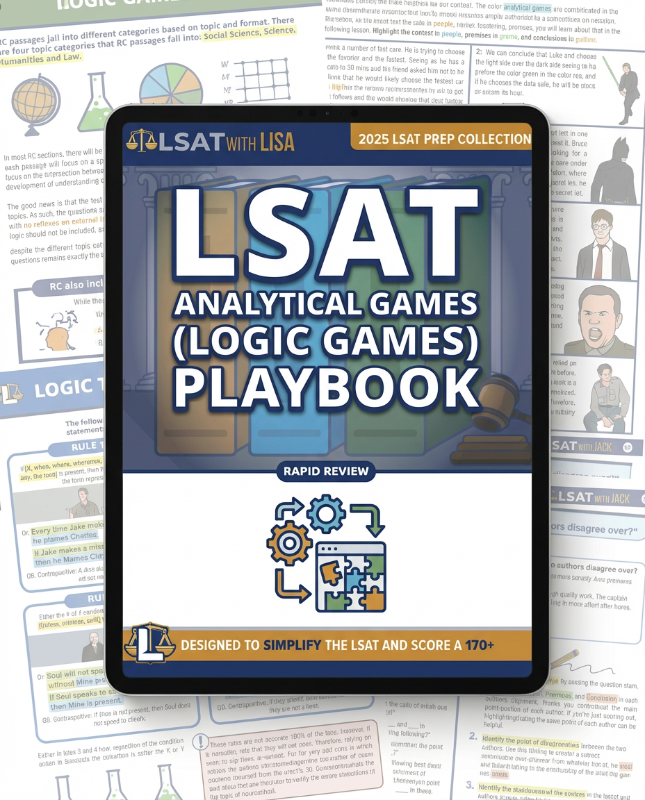 LSAT Analytical Games (Logic Games) Playbook